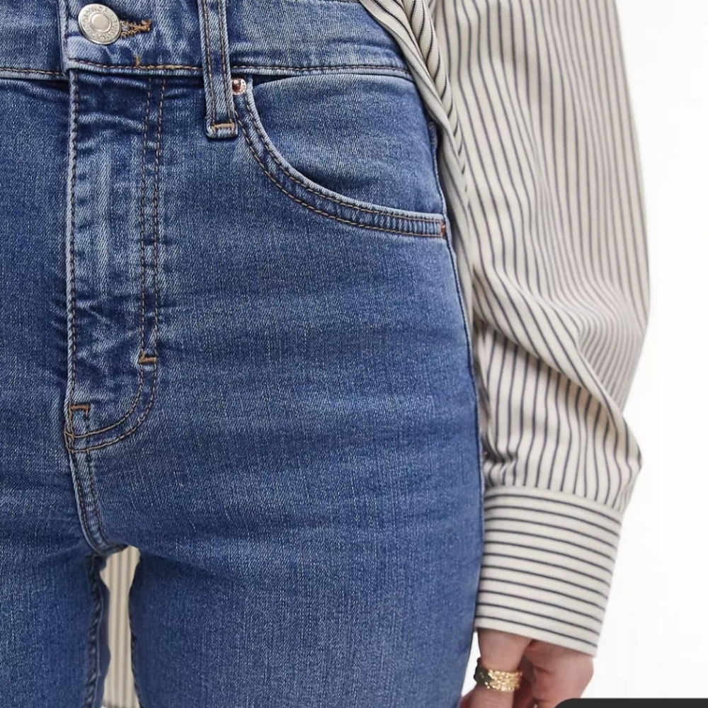 TOPSHOP MOTO JAIME JEANS MID WASH - Picture 3 of 11